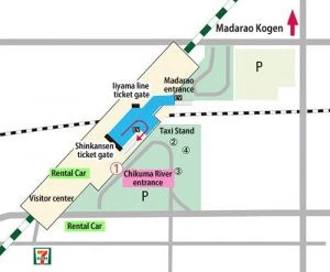 Iiyama Station car rentals - Madarao & Nozawa